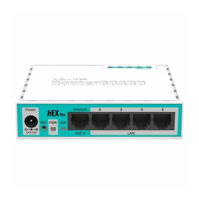Роутер MikroTik hEX lite RB750r2 Роутер MikroTik hEX lite RB750r2